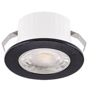 Oprawy, klosze i abażury - Ideus LAMPA wpust FIN LED C 03873 stropowa OPRAWA okrągła LED 3W 4000K łazienkowa IP44 czarna 03873 - miniaturka - grafika 1