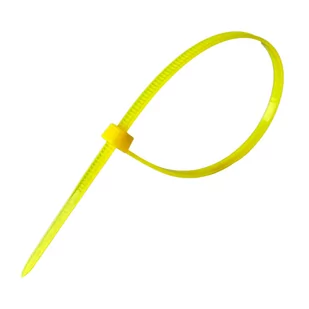 Opaski zaciskowe Tretytka UV 3,6 x 200 mm, żółty - Inne mocowania - miniaturka - grafika 2
