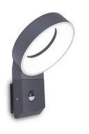 Lampy ogrodowe - Lutec Meridian Zewnętrzny kinkiet LED Antracytowy 1-punktowy Nowoczesny Obszar zewnętrzny Meridian Czas dostawy od 6-10 dni roboczych 5616304118-DO1 - miniaturka - grafika 1