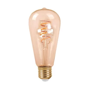 Eko-Light Żarówka FILAMENT LED ST64 E27 4W ciepła 3000K łezka spirala gold ML556 - Żarówki LED - miniaturka - grafika 1