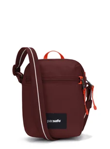 Saszetka Pacsafe Go Micro Crossbody - garnet red - Nerki - miniaturka - grafika 1