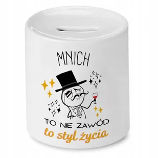 Dla Mnicha Skarbonka na Urodziny Prezent z Nadrukiem ze Zdjęciem - Skarbonki Dla Mnicha Skarbonka na Urodziny Prezent z Nadrukiem ze Zdjęciem - Skarbonki - miniaturka - grafika 1