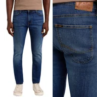 Spodnie męskie - Lee MALONE SKINNY Vacation Home DżINS ciemne spodnie jeansowe rurki W27 L30 - miniaturka - grafika 1