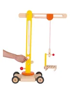 Pociągi dla dzieci - Goki Dźwig obrotowy - 3+ - miniaturka - grafika 1