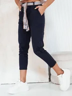 Spodnie damskie - Spodnie damskie MAFRA granatowe Dstreet UY1950-S - miniaturka - grafika 1