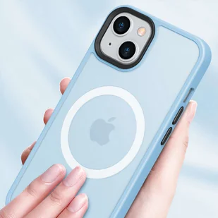 Etui ochronne na telefon MagMat Case do MagSafe do Apple iPhone 14 Matte Sierra Blue - Etui i futerały do telefonów - miniaturka - grafika 5