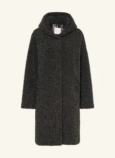 Rino & Pelle Płaszcz Z Pluszowego Materiału grau - Płaszcze damskie - miniaturka - grafika 1