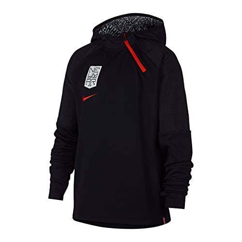 Nike Dry Hoodie Qz chłopięca bluza z kapturem czarny czarny X-S