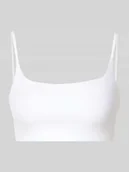 Biustonosze - krój slim fit biustonosz typu bralette z cienkimi ramiączkami - miniaturka - grafika 1