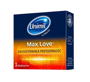Unimil UNIMIL BOX 3 MAX LOVE - Prezerwatywy - miniaturka - grafika 1