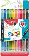 Cienkopisy - Maped Cienkopis Graph Peps Deco 10 kolorów - miniaturka - grafika 1
