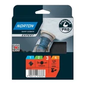 Materiały ścierne - Krążek ścierny 125 mm P120, 3 szt. - miniaturka - grafika 1