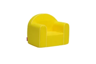 Fotelik piankowy Mini żółty Kolory! - Fotele i pufy dla dzieci - miniaturka - grafika 1