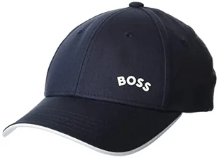 BOSS Męska czapka bejsbolowa z zakrzywionym logo, Cotton Twil Hat w kolorze granatowym, rozmiar uniwersalny, granatowy., jeden rozmiar - Czapki damskie - miniaturka - grafika 1