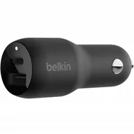 Ładowarki samochodowe - BELKIN Ładowarka Dual Car Charger 1x USB-A 1x USB-C CCB004BTBK CCB004BTBK - miniaturka - grafika 1