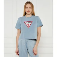 Koszulki i topy damskie - Guess Jeans T-shirt Relaxed fit - miniaturka - grafika 1