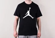 Koszulki męskie - Nike Air Jordan Iconic Jumpman Logo Tee Black - miniaturka - grafika 1