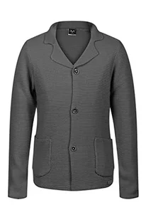 19V69 ITALIA Męska kurtka Joey Dark Grey z dzianiny, szara, XL (12 sztuk), szary, XL - Kurtki męskie - miniaturka - grafika 1