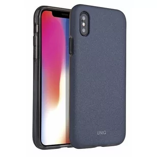UNIQ UNIQ etui Lithos iPhone X/Xs niebieski /azure blue UNIQ186BLU - Etui i futerały do telefonów - miniaturka - grafika 1