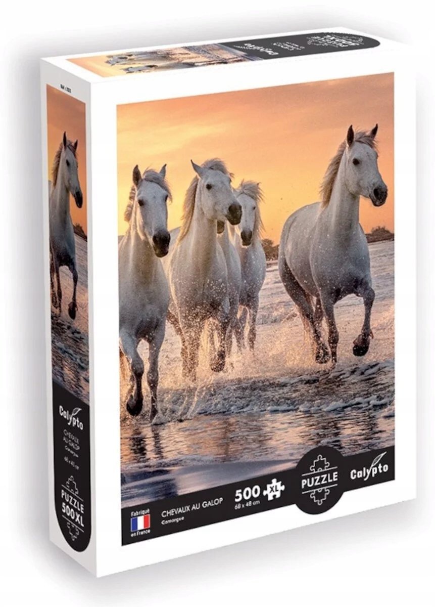Puzzle 500 elementów XL Konie w Camargue Calypto