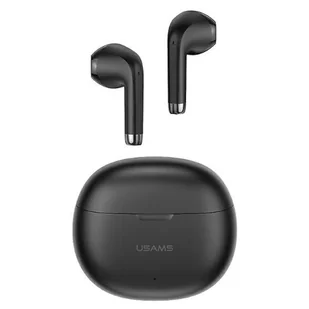 USAMS TWS Rhymbo Series bezprzewodowe czarny/black BHUYO01 (US-YO17) - Słuchawki - miniaturka - grafika 1