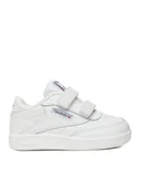 Buty dla dziewczynek - Reebok Sneakersy EO-CLUB C 2V 2.0 100075007 Biały - miniaturka - grafika 1