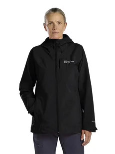 Jack Wolfskin Kurtka funkcyjna "Tempest 2L" w kolorze czarnym - Kurtki i kamizelki sportowe damskie - miniaturka - grafika 1