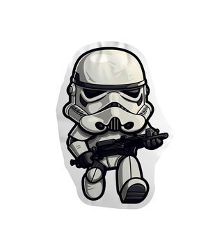 Poduszka Chibi Star Wars - Stormtrooper