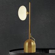 Lampy stojące - Lampa stołowa Pebbles, mosiądz - miniaturka - grafika 1