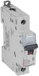Legrand WYŁĄCZNIK NADPRĄDOWY S 311 1P D 16A 10000A SERII DX3 409432 - Bezpieczniki elektryczne - miniaturka - grafika 1