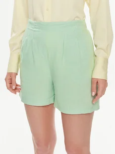 Vero Moda Szorty materiałowe Jesmilo 10279694 Zielony Regular Fit - Spodenki damskie - miniaturka - grafika 1