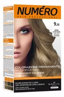 Farby do włosów i szampony koloryzujące - Numero, Permanent Coloring, Farba do włosów 9.10 very light ash blonde, 140 ml - miniaturka - grafika 1