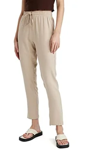 DeFacto Damskie spodnie do biegania z dzianiny na co dzień – standardowy krój, spodnie do joggingu, damskie spodnie do joggingu, dres do joggingu, beżowy, 38 - Spodnie damskie - miniaturka - grafika 1