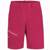 Spodnie sportowe damskie - Szorty SALEWA Isea Dry W Shorts virtual pink 36 - miniaturka - grafika 1