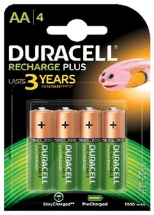 Duracell 4 LR06 1300mAh Bateria do ponownego naładowania Niklowo-metalowo-wodorkowa (NiMH) - Baterie i akcesoria - miniaturka - grafika 1