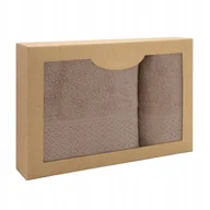 Ręczniki - Ręcznik kąpielowy 50x90 + 70x140 szybkoschnący kpl - miniaturka - grafika 1