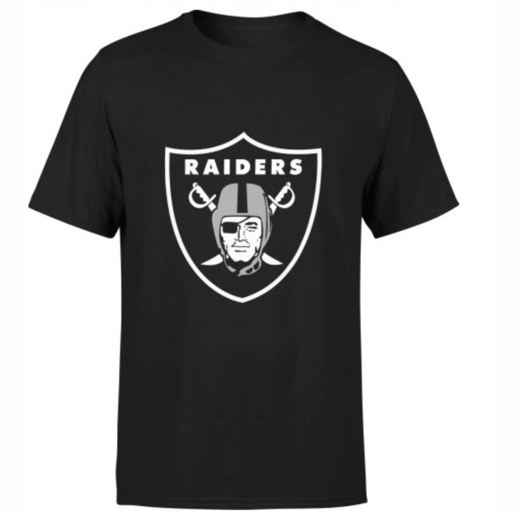 KOSZULKA Z NADRUKIEM MĘSKA ŚMIESZNA T-SHIRT RAIDERS NFL Las VEGAS USA