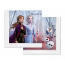 PROCOS DISNEY Serwetki urodzinowe Frozen 2 - Kraina Lodu 2 - 33 cm - 20 szt. 91128 - Urodziny dziecka - miniaturka - grafika 1