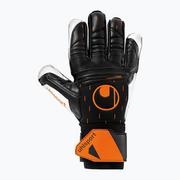 Piłka nożna - Rękawice bramkarskie uhlsport Speed Contact Soft Pro czarno-białe 101126801 45056 - miniaturka - grafika 1