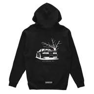 Odzież do sportów motorowych - Czarna bluza z kapturem NISSAN SILVIA S13 JAPAN-XL - miniaturka - grafika 1