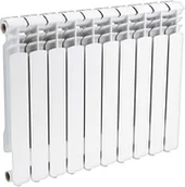 Grzejniki pokojowe - Grzejnik aluminiowy Kraft 70 mm 10 elementów - miniaturka - grafika 1