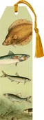 Zakładki do książek - Zakładka 129 ze wstążką Nordyckie ryby - Skona Ting - miniaturka - grafika 1