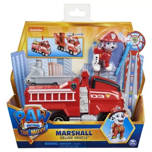 Spin Master Zestaw z figurką Psi Patrol Film Pojazdy Bohaterów Deluxe Marshall 5_784741 - Figurki dla dzieci - miniaturka - grafika 1