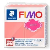 Masy plastyczne - Staedtler FIMO soft, masa termoutwardzalna, 57 g, różowy grejpfrut - miniaturka - grafika 1