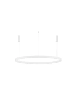 Wisząca lampa nowoczesna LE42769 nad stół LED 80W biała - Lampy sufitowe - miniaturka - grafika 2