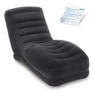 Fotel dmuchany Mea Lounge, Intex, 86x170x94 cm - Materace dmuchane i koła do pływania - miniaturka - grafika 1