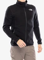 Bluzy sportowe męskie - Bluza polarowa The North Face 100 Glacier Full Zip - tnf black - miniaturka - grafika 1