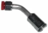 Akcesoria do klimatyzacji i ogrzewania - OPTIMA Złącze żeńskie o-ring 45 stopni aluminium z tuleją nr 6 5/8"-18 F45-206 - miniaturka - grafika 1