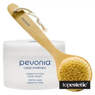 Pevonia Pevonia Crepe No More Body Cream + Body Brush ZESTAW Ujędrniający i odmładzający  balsam do ciała 200 ml + Szczotka - masaż ciała 1 szt - Zestawy kosmetyków damskich - miniaturka - grafika 1