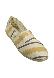 Espadryle damskie - Paez Męskie klasyczne espadryle w paski, Amarillo, rozmiar 10, Amarillo, 42.5 EU - grafika 1